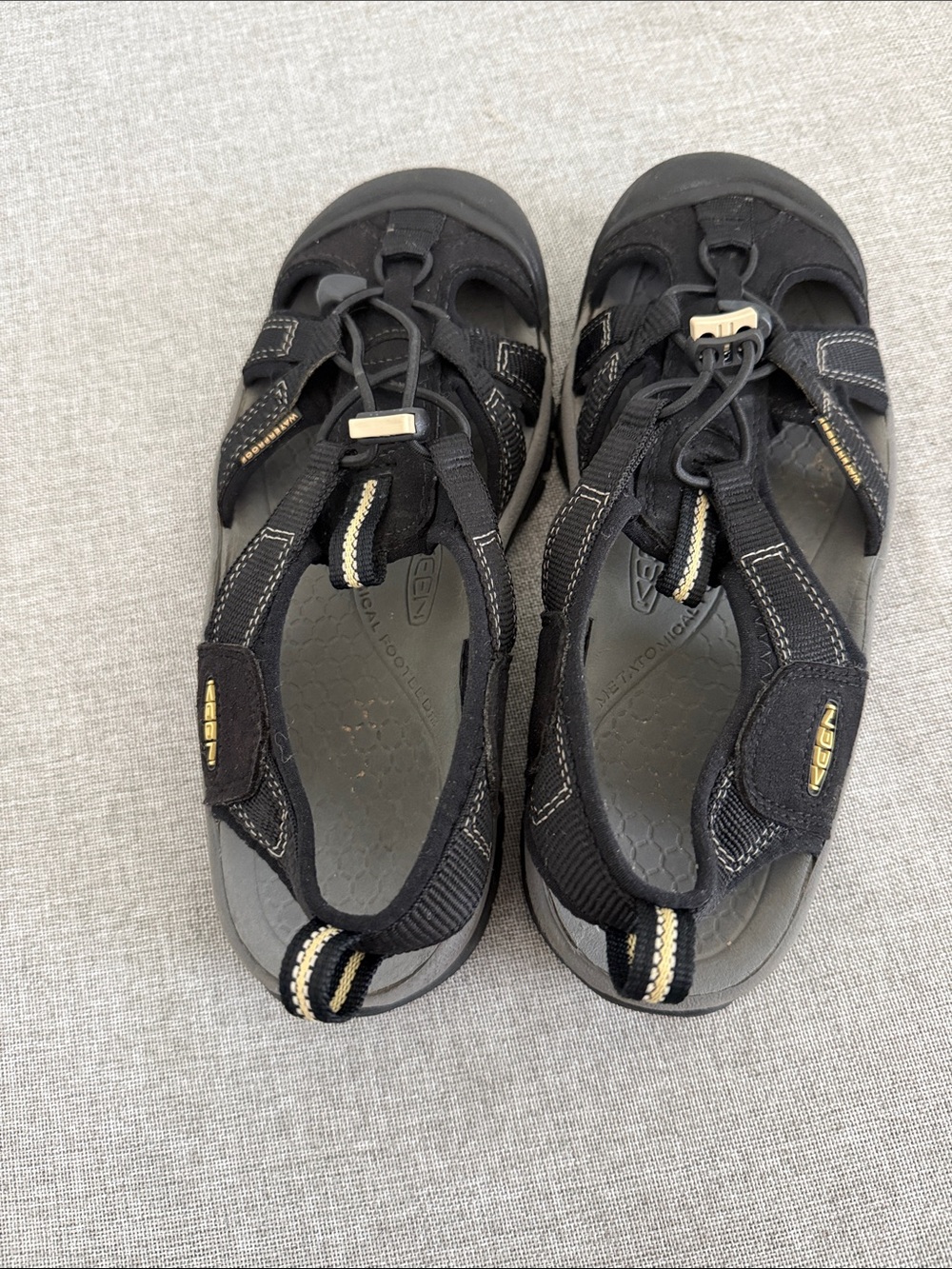 Keen Black and Gray Closed-Toe Sport Sandals - Picture 6 of 8